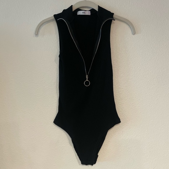 NWOT Adika Front Zipper Bodysuit - Picture 3 of 8